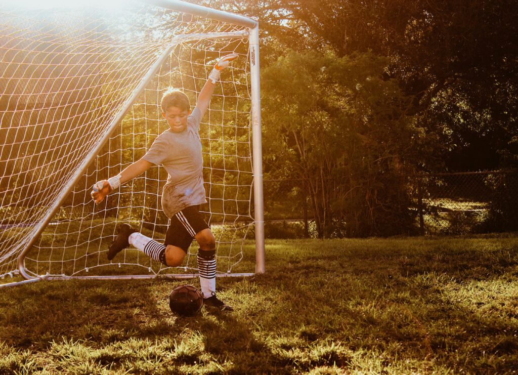 Fußballtraining mit Kindern